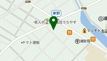 日本キリスト教団浦安教会の地図画像