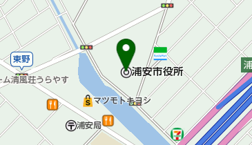 株式会社京葉銀行 浦安支店 浦安市役所派出所の地図画像