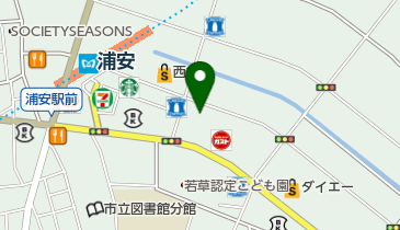 クロロフイル浦安美顔教室の地図画像