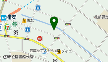 浦安動物病院の地図画像