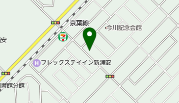 ヤマザキ薬局の地図画像