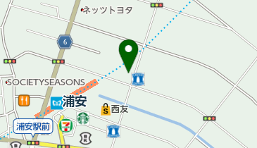 エスポワール美容室浦安店の地図画像