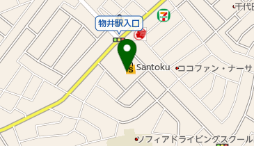 ポニークリーニング 三徳プラザ店の地図画像