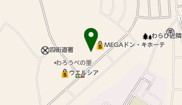銀の糸四街道店の地図画像
