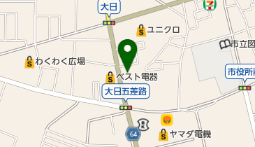 ミウラビューティーサロンの地図画像