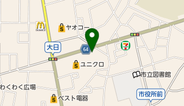 シャルル美容室の地図画像