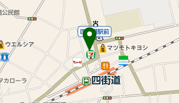 東海住宅株式会社四街道支店の地図画像