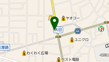 津村古書店四街道店の地図画像