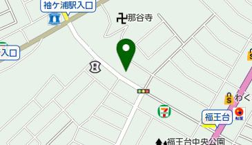 袖ケ浦無線の地図画像