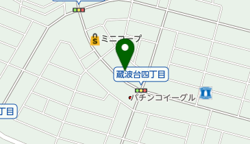 髪切工房の地図画像