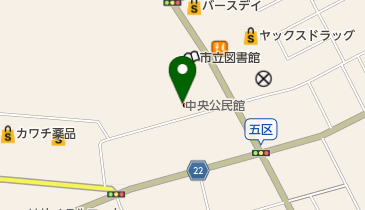 八街市立中央公民館の地図画像