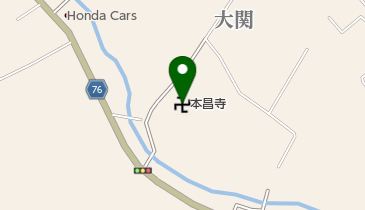 日蓮宗本昌寺の地図画像