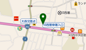 手打蕎麦斎藤の地図画像