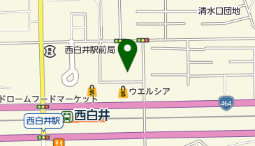 寺本サイクル西白井店の地図画像