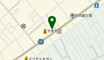 エレガンスニュー冨士クリーニング白井店の地図画像