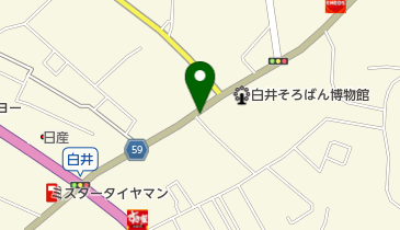 白井市商工会の地図画像