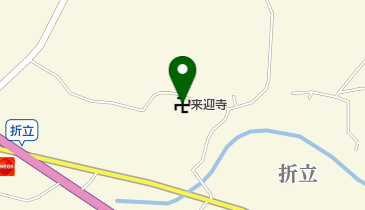来迎寺の地図画像