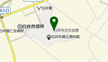 白井市プラネタリウム館の地図画像