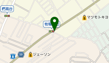 ヌノヤ理容店の地図画像