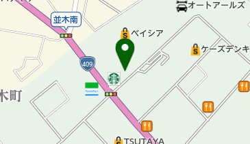 シーブルー富里店の地図画像