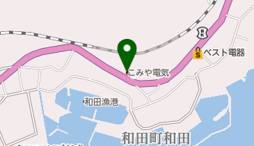 こみや電気の地図画像