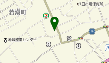 八日市場聖三一教会の地図画像