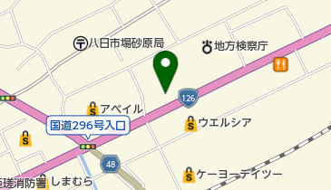 きゅーぴっと八日市場店の地図画像