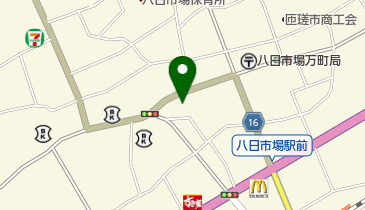 焼肉味こしの地図画像