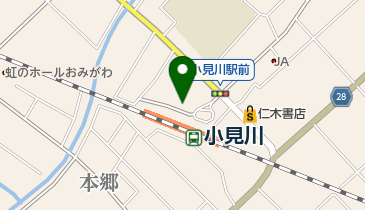 大信堂洋品店の地図画像