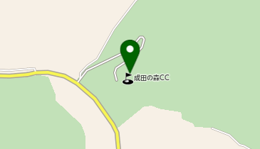 成田の森カントリークラブの地図画像