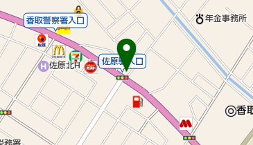 奥主塗料店の地図画像