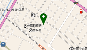 有限会社篠原塗料専門店の地図画像