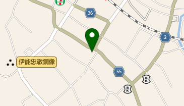 宇田洋服店の地図画像