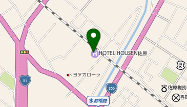 ビジネスホテル朋泉の地図画像