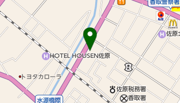 ビジネスホテルホクエーの地図画像
