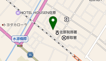 佐原公共職業安定所の地図画像