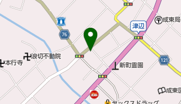 ハクリヤ洋品店の地図画像