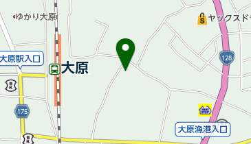 天理教大原町分教会の地図画像