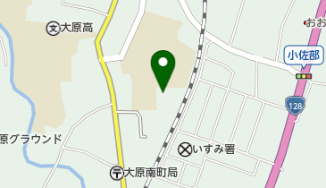 いすみ市 花本こども館の地図画像
