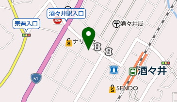 アメリカンランゲージスクール 酒々井校の地図画像