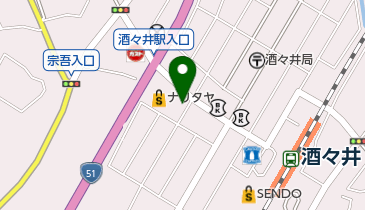 育英進学スクールの地図画像