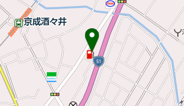 JA成田市 酒々井農業機械事業所の地図画像