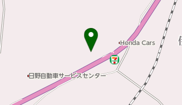 東関東自動車株式会社の地図画像