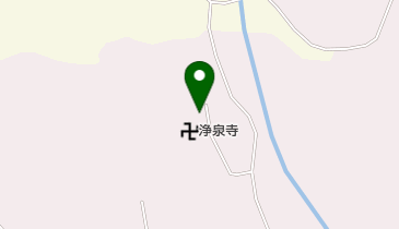 曹洞宗浄泉寺の地図画像