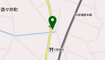 竹尾ふとん店の地図画像