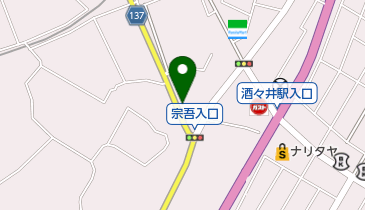 酒々井ポンプ場の地図画像