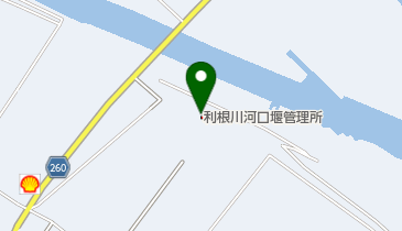 水資源機構(独立行政法人) 利根川下流総合管理所利根川河口堰管理所の地図画像