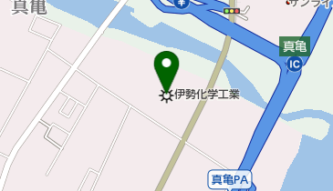 伊勢化学工業株式会社の地図画像