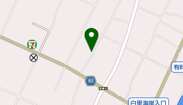 はっかく精肉店の地図画像