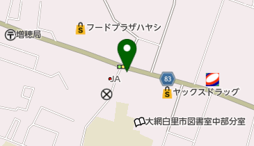 クリーニング増穂営業所の地図画像